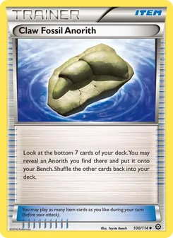 Claw Fossil Anorith (Steam Siege #100)