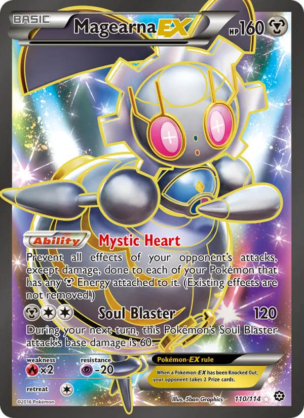 Magearna EX — Steam Siege #110 (Pokémon TCG card)