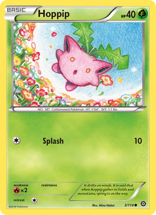 Hoppip — Steam Siege #3 (Pokémon TCG card)