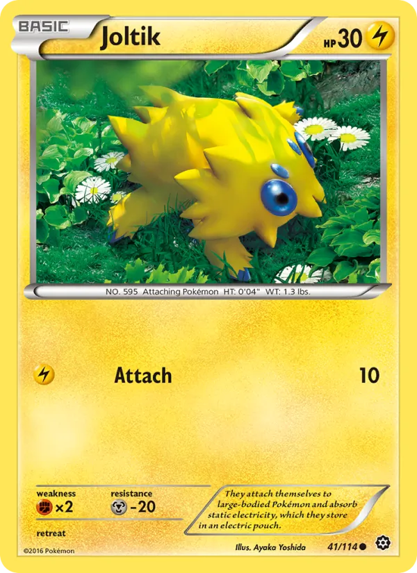 Joltik — Steam Siege #41 (Pokémon TCG card)