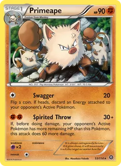 Primeape (Steam Siege #53)