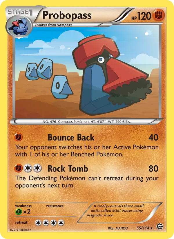 Probopass — Steam Siege #55 (Pokémon TCG card)
