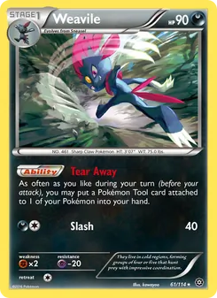 Weavile (Steam Siege #61)