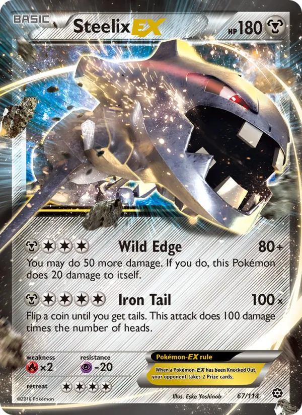 Steelix EX — Steam Siege #67 (Pokémon TCG card)