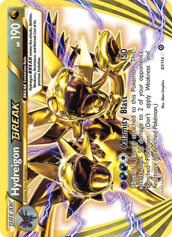 Hydreigon BREAK — Steam Siege #87 (Pokémon TCG card)