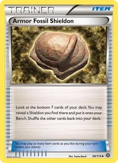 Armor Fossil Shieldon (Steam Siege #98)