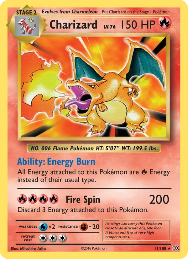 Charizard — Evolutions #11 (Pokémon TCG card)