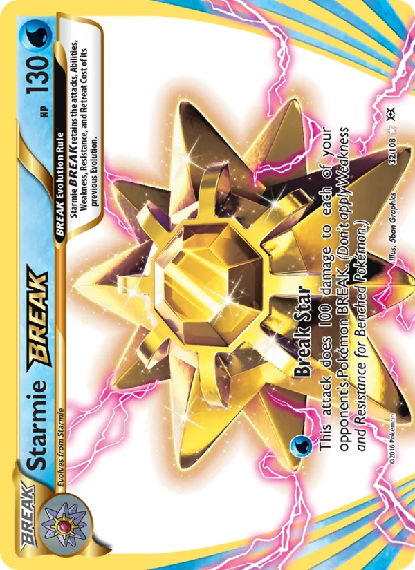 Starmie BREAK — Evolutions #32 (Pokémon TCG card)