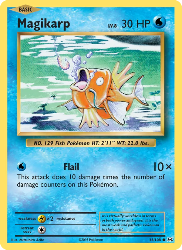 Magikarp — Evolutions #33 (Pokémon TCG card)
