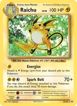 Raichu (Evolutions #36)