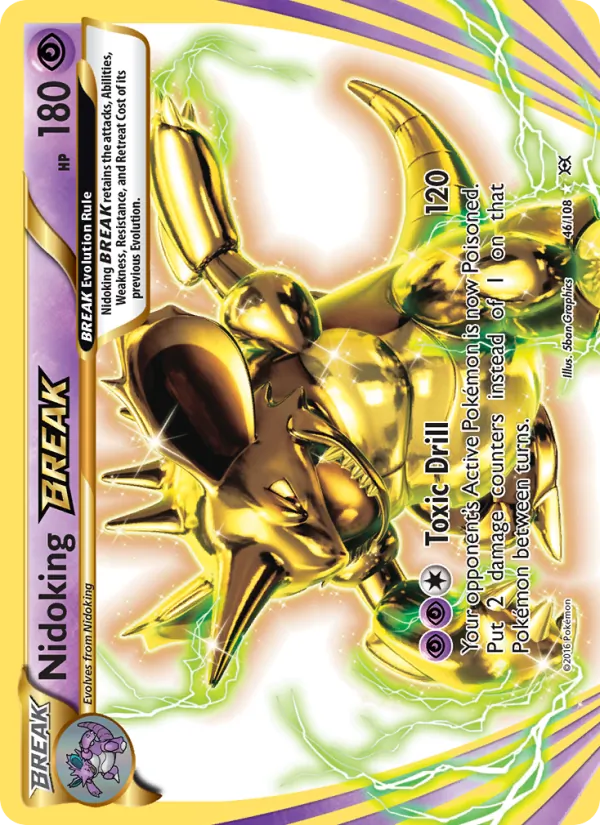 Nidoking BREAK — Evolutions #46 (Pokémon TCG card)