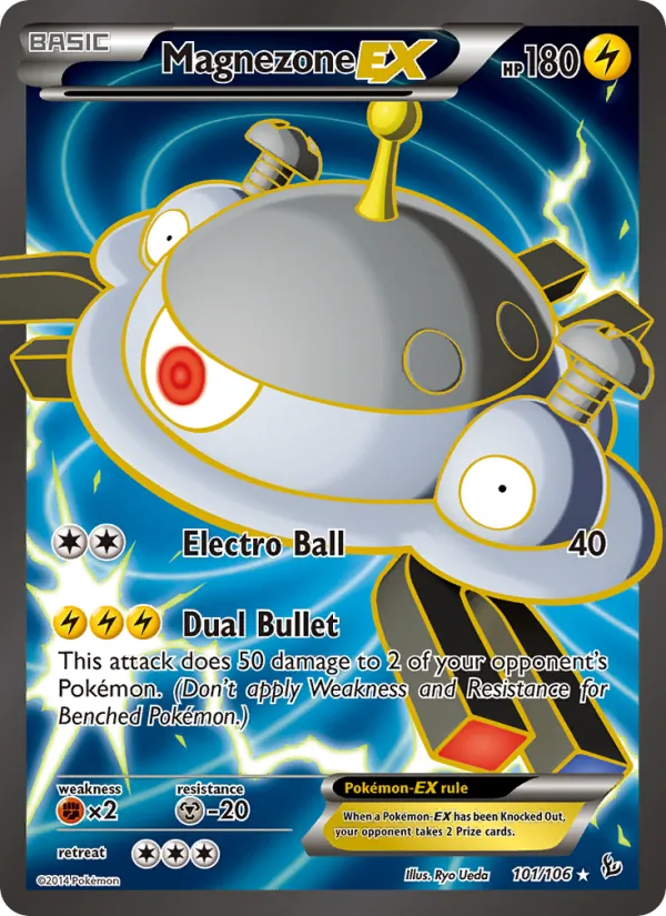 Magnezone EX — Flashfire #101 (Pokémon TCG card)