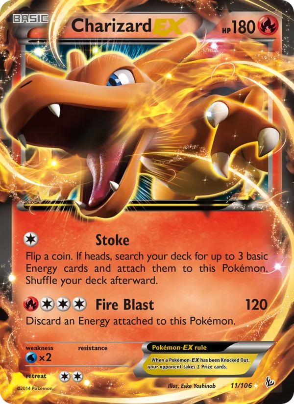 Charizard EX — Flashfire #11 (Pokémon TCG card)