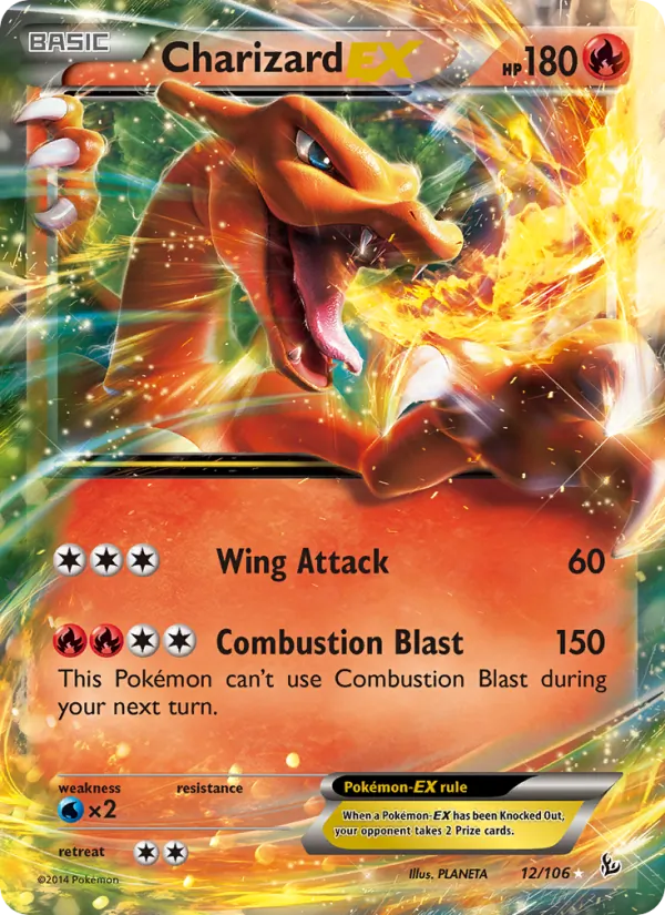 Charizard EX — Flashfire #12 (Pokémon TCG card)