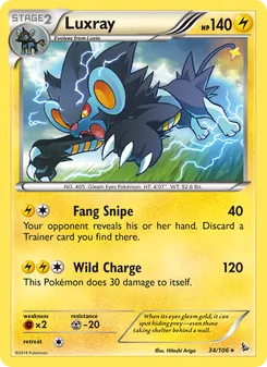 Luxray (Flashfire #34)