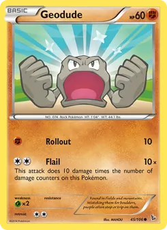 Geodude (Flashfire #45)