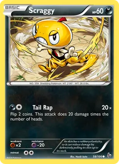 Scraggy (Flashfire #58)