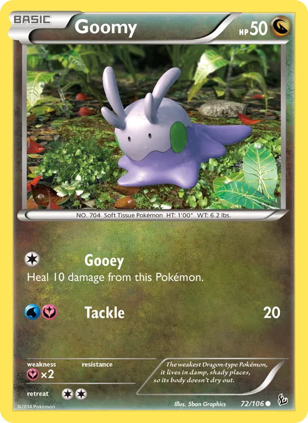 Goomy — Flashfire #72 (Pokémon TCG card)