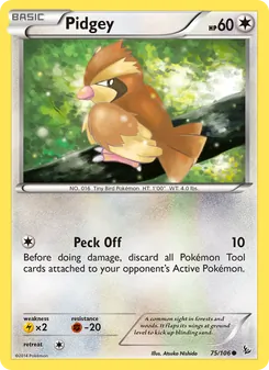 Pidgey (Flashfire #75)