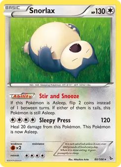 Snorlax (Flashfire #80)