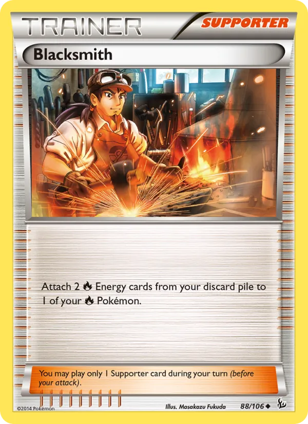 Blacksmith — Flashfire #88 (Pokémon TCG card)