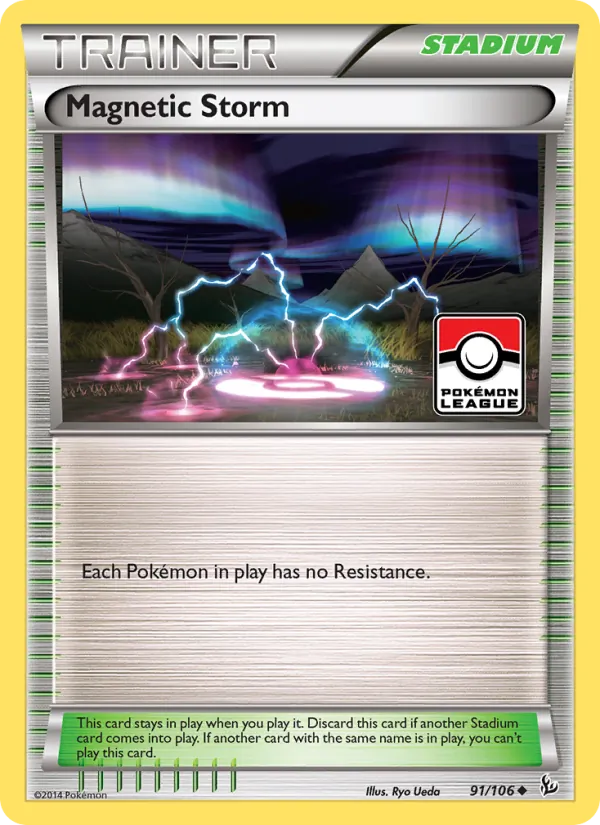 Magnetic Storm — Flashfire #91 (Pokémon TCG card)
