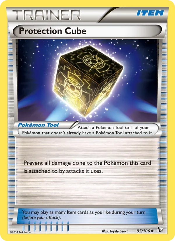 Protection Cube — Flashfire #95 (Pokémon TCG card)