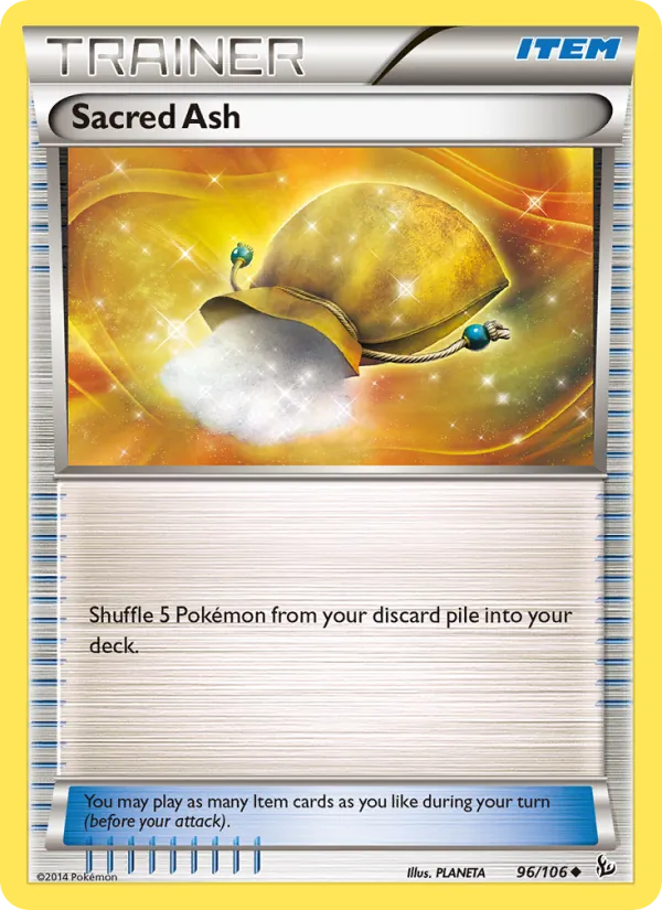 Sacred Ash — Flashfire #96 (Pokémon TCG card)