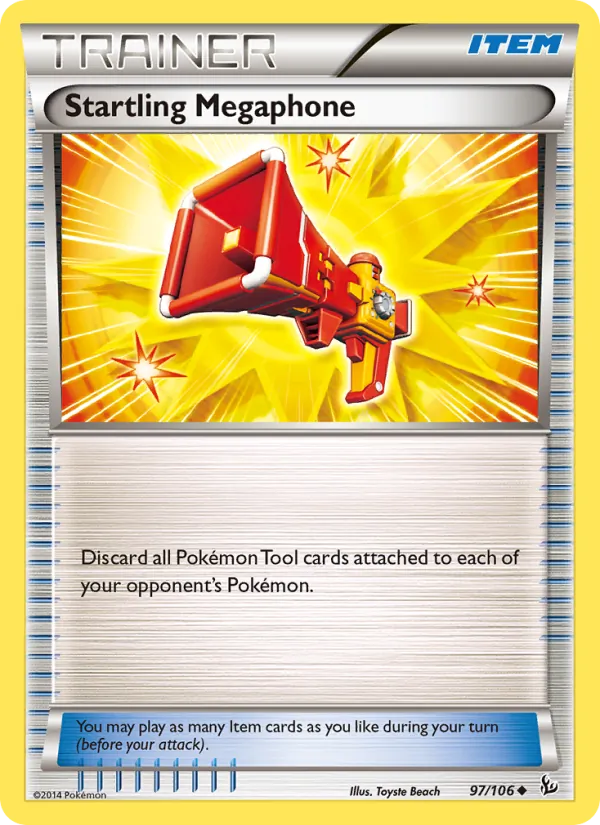 Startling Megaphone — Flashfire #97 (Pokémon TCG card)