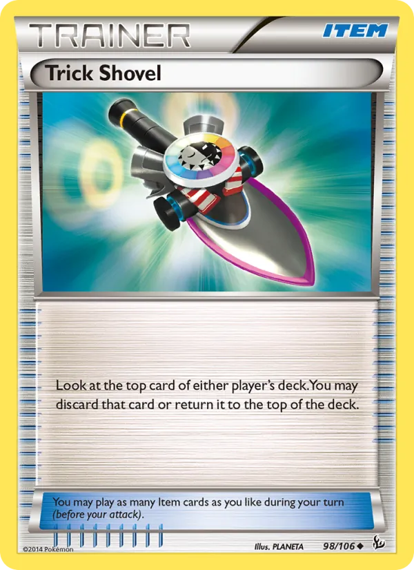 Trick Shovel — Flashfire #98 (Pokémon TCG card)