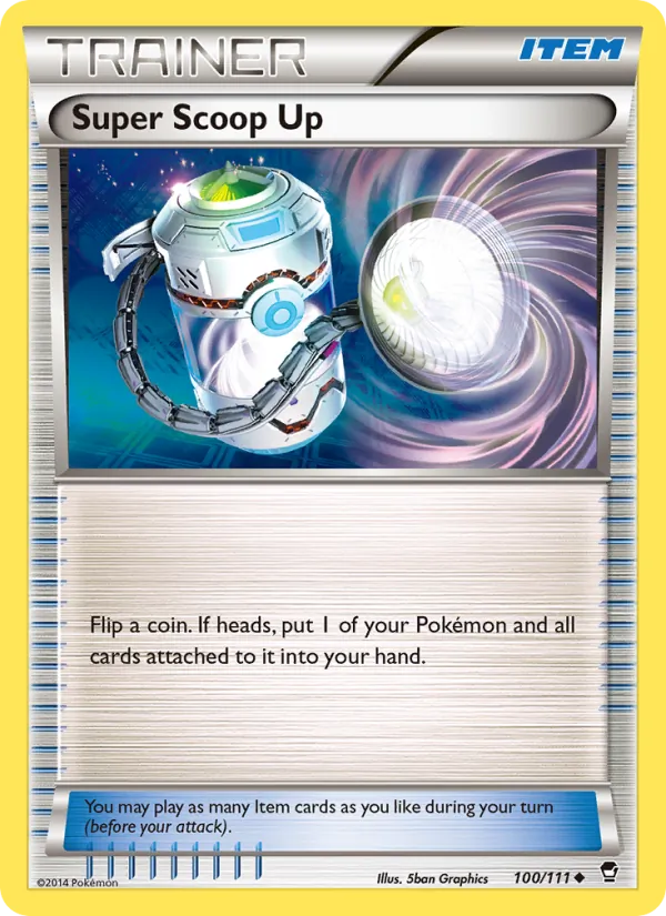 Super Scoop Up — Furious Fists #100 (Pokémon TCG card)