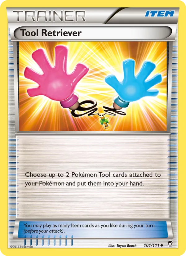 Tool Retriever — Furious Fists #101 (Pokémon TCG card)