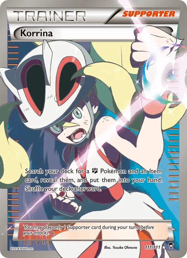 Korrina — Furious Fists #111 (Pokémon TCG card)