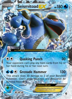 Seismitoad EX (Furious Fists #20)