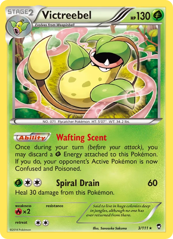 Victreebel — Furious Fists #3 (Pokémon TCG card)