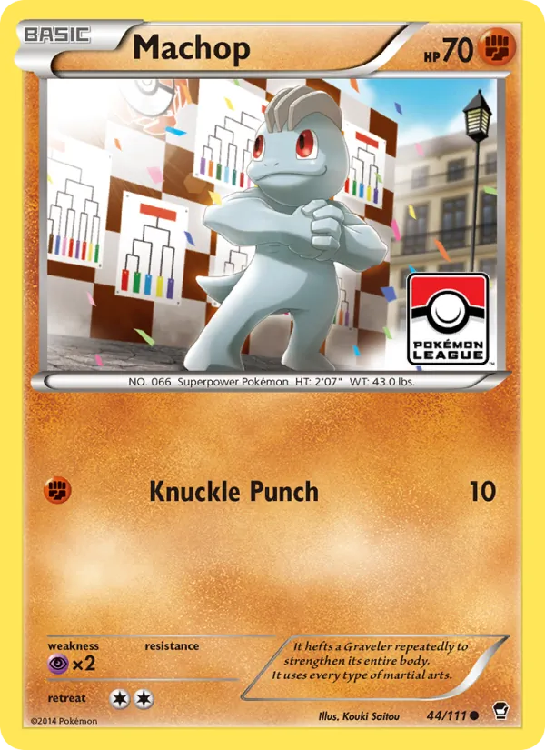 Machop — Furious Fists #44 (Pokémon TCG card)