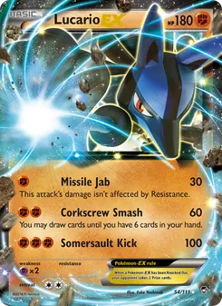 Lucario EX (Furious Fists #54)