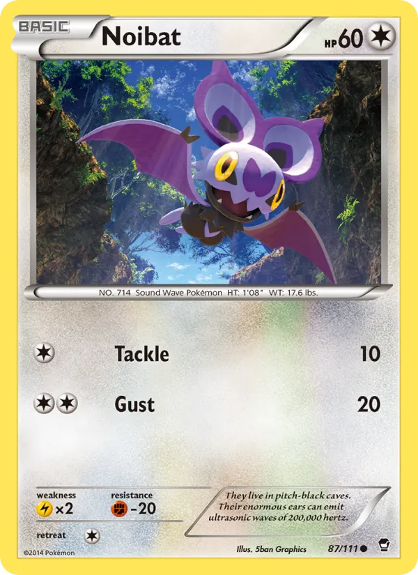 Noibat — Furious Fists #87 (Pokémon TCG card)