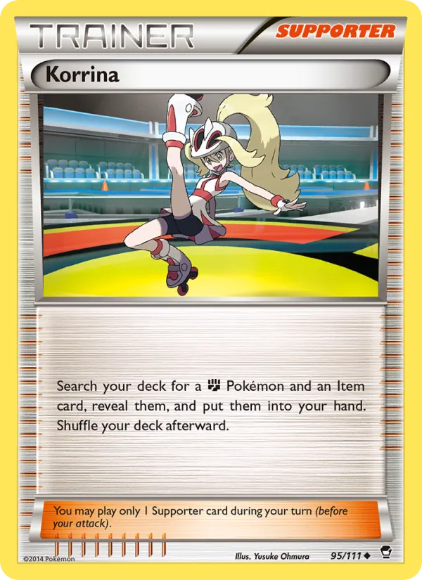 Korrina — Furious Fists #95 (Pokémon TCG card)
