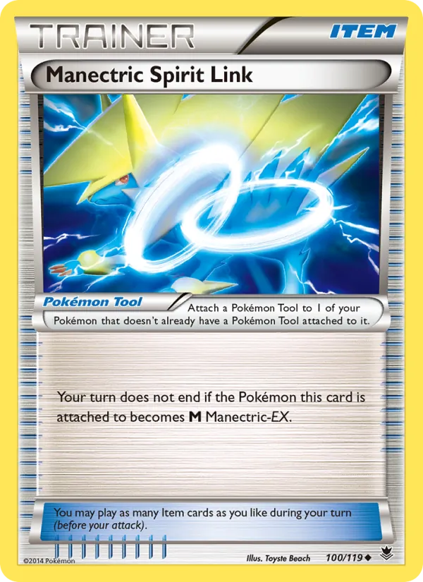 Manectric Spirit Link — Phantom Forces #100 (Pokémon TCG card)