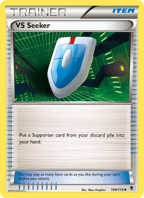 VS Seeker — Phantom Forces #109 (Pokémon TCG card)