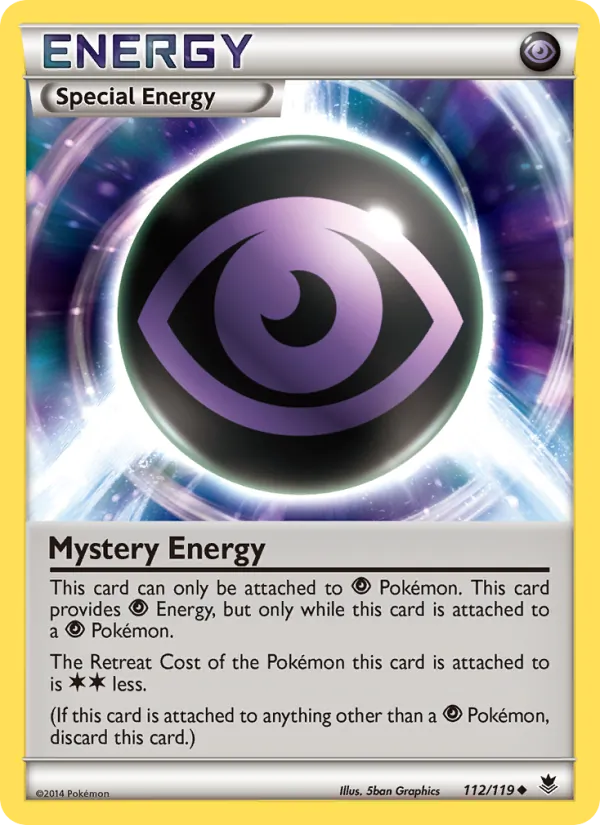 Mystery Energy — Phantom Forces #112 (Pokémon TCG card)