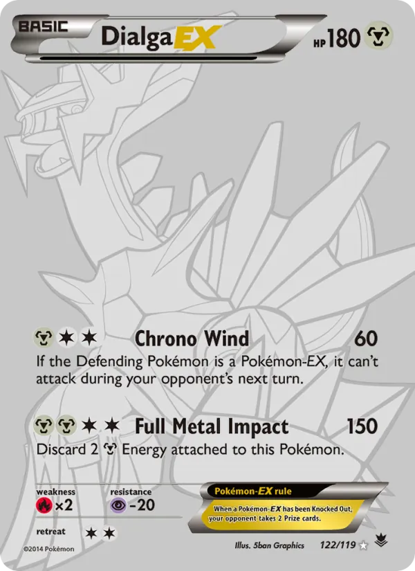 Dialga EX — Phantom Forces #122 (Pokémon TCG card)