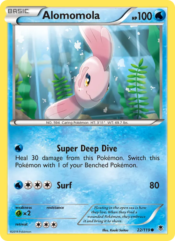 Alomomola — Phantom Forces #22 (Pokémon TCG card)