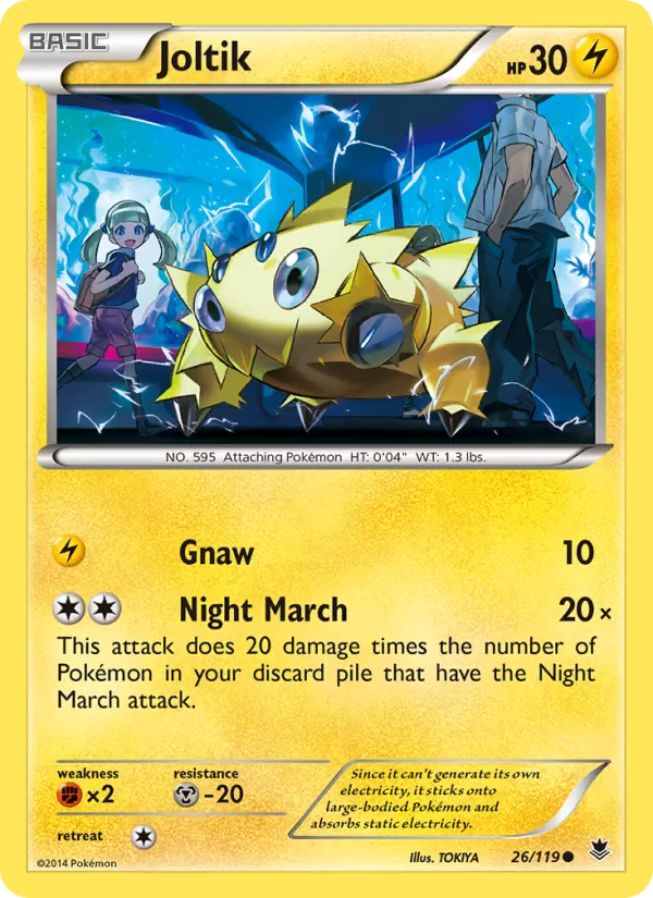 Joltik — Phantom Forces #26 (Pokémon TCG card)