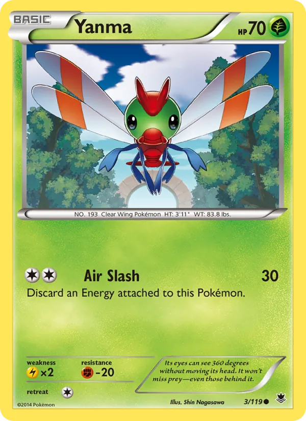 Yanma — Phantom Forces #3 (Pokémon TCG card)