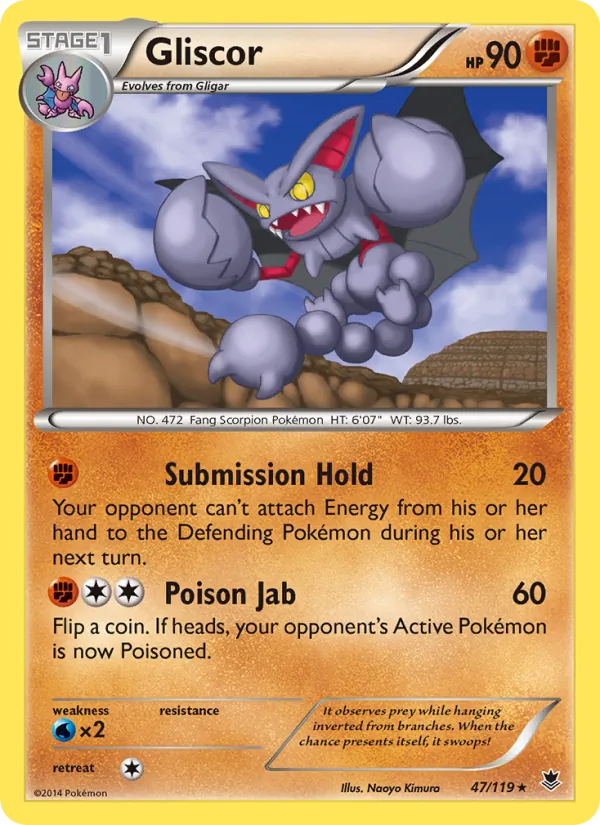 Gliscor — Phantom Forces #47 (Pokémon TCG card)