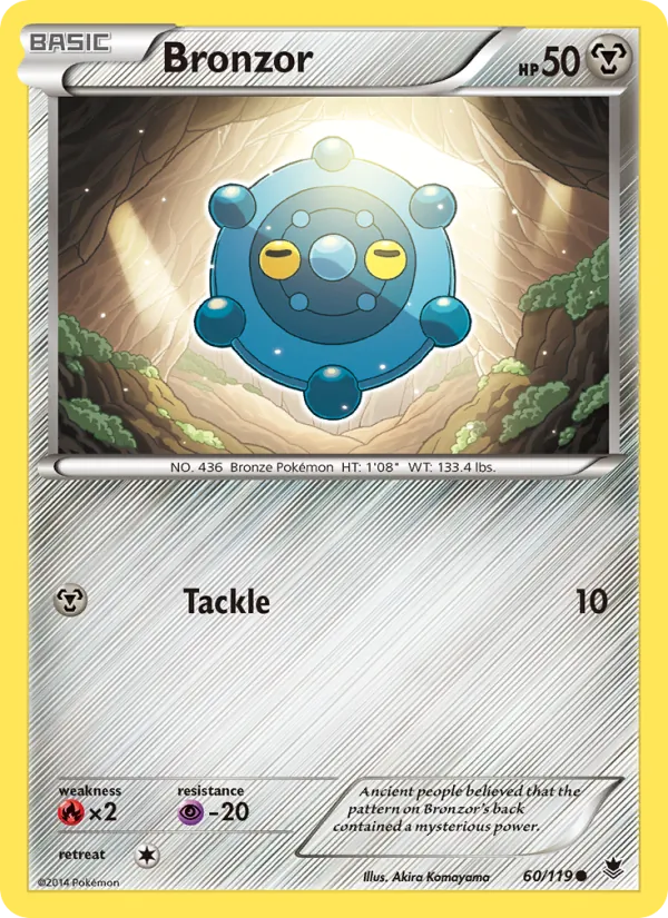 Bronzor — Phantom Forces #60 (Pokémon TCG card)
