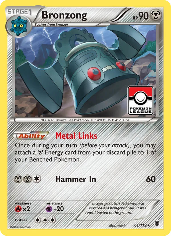 Bronzong — Phantom Forces #61 (Pokémon TCG card)
