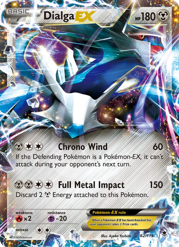 Dialga EX — Phantom Forces #62 (Pokémon TCG card)